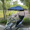 Toldo directo de fábrica para carrito de golf, cobertizo para coche a batería, sombrilla parasol, universal para las cuatro estaciones, protección solar y contra la lluvia para motocicleta