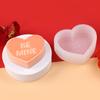 Día de San Valentín DIY Te Amo Letras Inglesas Forma de Corazón Jabón Artesanal Perfumado Vela Aromática Decoración de Interiores Fabricación Molde de Silicona