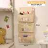 Tecido Multi-funcional Armazenamento Pendurado Saco Porta Parede Traseira Dormitório Doméstico Guarda-roupa Cabeceira Multi-camadas Diversos Suprimentos de Vida Armazenamento