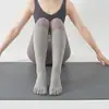 Calcetines de yoga al por mayor para otoño e invierno, calcetines de estilo ins para pantorrilla para Pilates, calcetines deportivos de algodón con puntos antideslizantes para pantorrilla, fitness, cinco dedos