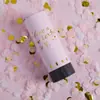 Tubo de petardo de saludo pequeño torcido a mano para bodas, tubo de flor de spray ambiental, cañón de saludo de flor colorida de mano para bodas, gran colección de suministros para bodas