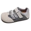 Cor Quente em Bloco Bico Redondo Vazado Sapatilhas Ballet Femininas 2026 Verão Novo Versátil Casual Velcro Fino Sapatos de Uma Sola