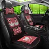 Cojín de Asiento de Coche con Cuentas de Madera Verano Transpirable Fresco Asiento Individual con Respaldo Cojín de Asiento Cuadrado con Cuentas de Madera