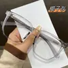 Nuevas Gafas de Prescripción Artísticas Retro Estilo Hong Kong con Patas de Madera y Montura Negra, Unisex, Gama Alta, Versátiles, Moda Cotidiana
