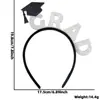 Diadema Ceremonia de Graduación Fiesta Decoración Recuerdo Fotográfico Accesorio para el Cabello Borla Letra Tridimensional Diadema Temporada de Graduación