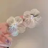 Aretes de Flor de Perla Coreanos para Mujer, Aretes de Lujo Ligero y de Alta Gama, Estilo Nuevo, Moda de Nicho, Aretes Versátiles al por Mayor