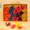 Vela de gel corazón de aniversario velas románticas accesorios para cena de aniversario decoración para confesión de cumpleaños