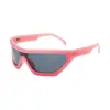 Gafas de Sol de Moda Transfronterizas de Una Pieza Estilo Y2K, Gafas de Sol Personalizadas para Exteriores Estilo Urbano, Gafas de Sol para Fiesta Hip-Hop Hot Girl para Mujer