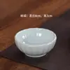 Conjunto de Louça de Hotel Celadon de Alta Temperatura Jingdezhen Tigelas com Relevo Romano, Pratos e Colheres Conjunto Individual para Refeição Comercial Cor Sob Esmalte