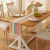 Suministro Transfronterizo de Mesa de Comedor de Estilo Nórdico Simple con Combinación de Colores, Mantel Largo con Borlas, Mesa de Centro, Aparador Lateral, Cubre Toalla Decorativo, Fabricante Mayorista