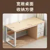 Escritorio de computadora, escritorio de escritorio, escritorio para oficina en casa, escritorio de dormitorio, escritorio ejecutivo, escritorio simple para apartamentos de alquiler, escritorio con cajones