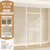 Arara de Roupas de Chão ao Teto de Primeira Linha Quarto Closet Walk-in Suporte de Chão Armário de Armazenamento Telescópico Entrada Haste Simples para Pendurar Roupas Cobertura contra Poeira