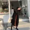 Falda de lana a cuadros para mujer, otoño e invierno, adecuada para cuerpo tipo pera, de cintura alta, que cubre las caderas, adelgazante, falda de paraguas línea A, falda de longitud media