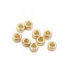 Prata de lei S925 beads soltos redondos feitos à mão beads roda de tubo redondo material para acessórios de joias DIY círculo pequenas contas de barril de prata quebradas