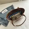 Bolsa Casual Tecida de Palha, Bolsa de Ombro Único Estilo Fresco, Ins2026 Nova Bolsa Saco Fresca de Verão, Bolsa de Mão para Mulheres, Design Vazado