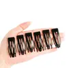 Peine Pasador Negro para Mujer, Pinza de Alto Nivel para Flequillo Lateral, Accesorio para el Cabello, Pasador para la Parte Posterior de la Cabeza, Herramienta para Controlar el Cabello, Pasador