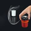 Venta caliente transfronteriza de AliExpress cenicero automático para coche con tapa de bomba cenicero para coche y hogar de doble uso multifunción con LED