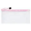Carpeta de archivo de rejilla A6, Bolsa impermeable con cremallera transparente A6, Organizador de documentos y recibos, Carpeta de archivo de oficina y para archivo, para uso transfronterizo
