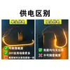 Tira de LED ultra fina de 1 mm redonda iluminación de 360 grados tira de luz DIY tira de LED COB bajo voltaje 3V banda de goma filamento caja de batería