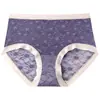 Calcinhas de Renda Sem Costura para Mulheres, Forro 100% Algodão, Respiráveis, Estilo Tulipa, Tamanho Grande 100kg para Mulheres Plus Size, Calcinhas de Alta Elasticidade 2688