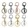 Anillos para Llaveros al por Mayor, Colgantes de Metal, Pinzas para Perros, Ganchos para Puertas, Broches de Langosta, Juego de Tres Piezas, Accesorios para Joyería DIY Chapados que Conservan el Color