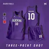 Nuevo Traje de Uniforme de Baloncesto Jersey Americano Estudiante Universitario Equipo Masculino Uniforme de Equipo de Competición Aldea ba Uniforme de Entrenamiento Liga Impresión