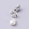 Moeda de Prata Pura S999 Cavalo do Zodíaco Contas Espaçadoras, Estilo Chinês Vintage com Bom Significado, Joias de Fio Trançado DIY Acessórios de Prata