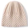 Atacado Chapéu de Lã Cashmere Quente de Inverno Gorro Chapéu para Tempo Frio Touca de Cabeça Chapéu com Proteção para Orelhas Outono Inverno Tricô Mostra Rosto Menor
