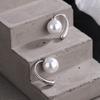 Aretes de Tachuela para Mujer Estilo Coreano Simples Frescos Perla Dulces Perlas Pendientes Elegantes