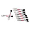 Brocha de Esponja para Sombra de Ojos Doble Cara al por Mayor Cepillo para Cejas Brocha Individual para Maquillaje de Ojos Mango Rosa Mini Brocha de Difuminar Brocha de Maquillaje 6.0