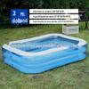 Piscina inflável infantil em PVC para uso doméstico e externo, piscina dobrável para bebês e crianças, à prova d'água.