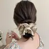 Scrunchie Estilo Vintage Primavera e Verão para Mulheres, Elástico de Cabelo de Alta Elasticidade para Coque e Rabo de Cavalo, Novo Acessório de Cabelo