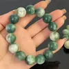 Pulseira Autêntica de Raiz de Bodhi Pata de Gato Comprimida em Carvão para Estudantes, Contas de Bodhi de Jade Branco Macio para Mulheres, Contas de Oração Budistas