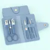 Set de 16 Piezas de Cortauñas Verde Matcha para Uso en Casa, Cortauñas, Set de Tijeras para Uñas, Herramientas de Belleza para Manicura y Pedicura