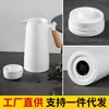 Termo estilo nórdico con mango de madera para uso doméstico, botella de agua caliente con interior de vidrio, gran capacidad, para estudiantes, mango de madera de haya, botella de agua caliente