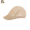 Sombreros de Primavera para Hombres y Mujeres, Boinas, Gorras de Pico Transpirables de Malla Hueca de Color Sólido, Gorras de Visera, Sombreros para el Sol, Transpirables y Protectores del Sol