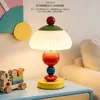 Luminária de Mesa para Quarto Infantil Dopamine Toque de Alto Padrão Presente de Aniversário Inauguração Luz Noturna Atmosférica Fofa Recarregável Lâmpada de Mesa Ferro