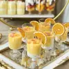 Mesa de Postres Vasos Desechables Copas para Pudín Vasos para Malteada Mousse Copas para Helado Vino Tinto Champaña Plástico Transparente
