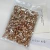 Pacote inteiro atacado joias de diamante para unhas de fundo plano 1440 peças de champanhe cintilante tamanho açúcar ovos de pombo joias de diamante para unhas