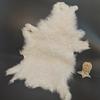 Piel de Oveja Piel Integrada Semiacabado Lana de Cordero Materia Prima Piel Zhangzi Muñeca de Peluche Cabello DIY Patrón Rizado Marrón Negro