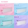 Estilo Ins Resistente a la Suciedad Estilo Japonés Simple Transparente Estuche para Lápices Bolsa de Papelería Académica Malla de Nailon de Alta Calidad Venta al por Mayor Estuche para Lápices