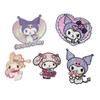 Pegatinas de tela bordadas con lentejuelas Coolomi de Sanrio, dibujos animados populares de Tiktok, ropa, bolsos, parches y accesorios