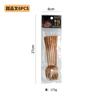 Série Transfronteiriça 1010 Conjunto de Talheres de Aço Inoxidável para Supermercado 6 Peças Talheres Ocidentais Faca de Bife, Garfo e Colher Bolsa de PVC