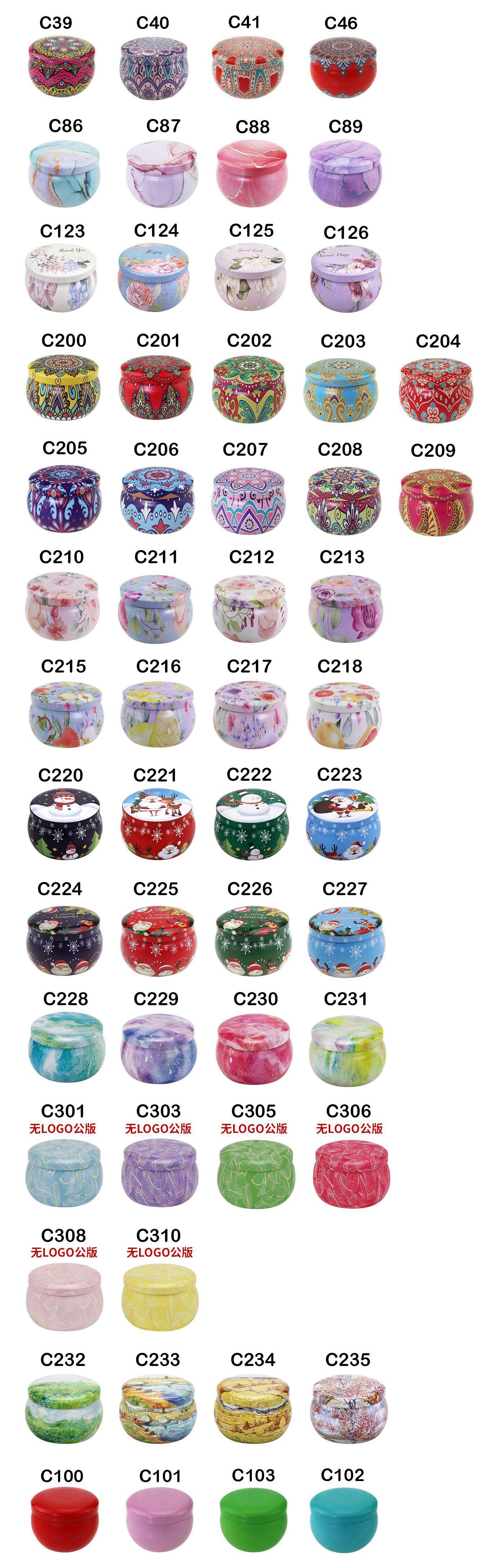 4.4 oz candle tin list