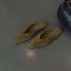 Nuevas Mules Casuales de Verano 2026 para Mujer, sin Cierre, para Uso en Exteriores, Mocasines Planos Antideslizantes, Medias Zapatillas