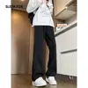 Pantalones Casuales Elegantes de Color Sólido, Simples y Versátiles, Estilo Callejero Japonés, Cómodos, Adelgazantes, Alargan las Piernas, Ligeramente Acampanados, Modernos, Verano 2026