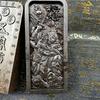 Suministros taoístas ficha de ébano relieve ficha de ídolo de Wang Lingguan decreto de Wang Lingguan orden de los cinco truenos