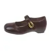 Zapatos Mary Jane Retro Feos Lindos para Mujer 2026 Otoño Nuevo Estilo Boca Baja Transpirables Versátiles Tacón Bajo Hebilla Cómodos Zapatos Planos