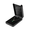 Caja de Embalaje para Joyería de PU Caja para Anillo Collar Pulsera Caja de Almacenamiento de Joyería Caja de Regalo Caja de Juego Personalizada al por Mayor