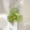 Aretes de Flor de Metal Coloridos Estilo Vacacional Dopamina Florales Transfronterizos Europeos y Americanos Yongge Jewelry Venta al por Mayor